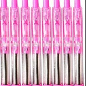 2- Ink Pens - New Breast Cancer Awareness Pink Pen